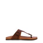 Leather Thong Sandal -tan