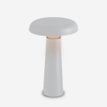 Boletus Rechargeable Table Lamp - White