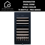 Snomaster Dual Zone Wine Cooler - 78 Bottle Pro Series
