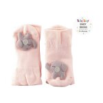 Socks Anti Slip Elephant Pink 0-6M