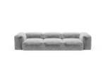 Three Module Sofa - Faux Fur - Grey - 314CM X 115CM