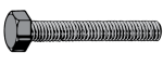 Hexagon Head Threaded Bolts DIN933 50'S Pack