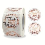 500/ROLL - Thank You Stickers With A Touch Of Elegance - Perfect For Gift Box Packaging Decoration