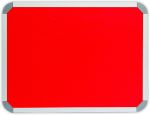 Parrot Info Board Aluminium Frame 1800 900MM Red