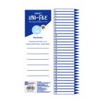 Marlin File Dividers Indexes 160GSM Pastel Board: 1 To 31 - Pack Of 10