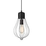 Drop Metal Cage Pendant Light