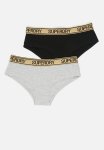 Grace Super Boxer - Black & Grey