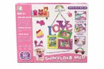 Diy Snowflake Mud Photo Frame Craft Kit For Kids