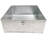Galvanized Baking Pan 9& Square