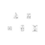 Colour Wave Set 5 Earrings Sterling Silver