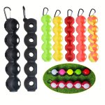 5 Balls Holder MINI Golf Bag - Portable Rubber Waist & Perfect For Travel
