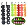 5 Balls Holder MINI Golf Bag - Portable Rubber Waist & Perfect For Travel