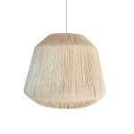 Sisal Short Bell Pendant Light Natural