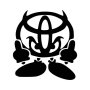 Toyota Funny Vehicle Sticker