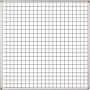 Parrot Educational Board Magnetic Whiteboard 1220 1210 – Squares 1 Side – Swing Leaf – Option B – ED4252