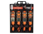 4 Piece Ratchet Tie Down Set SDY-97141
