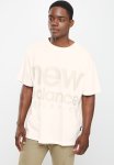 New Balance Nb Athletics Out Of Bounds Tee - Sea Salt Heather