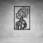 Lady Nature Wall Art - 1000 X 750 X 20 Saddlewood Indoor