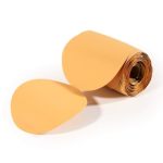 Speedwox 100 Pcs 220 Grit Sandpaper Roll 5 Inch Round Sanding Discs Adhesive Back Psa Sticky Back No Hole Stick And Sand Sandpap