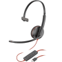 Polo Poly Blackwire 3210 Monaural Usb-c Headset 8X214A6