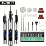 Cordless Rotary Tool Rechargeable Engraving Pen With 300MAH Battery Electric Adjustable Speed Carving Pen Portable Wood Engravin