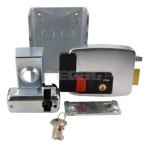 Cisa Electric Rim Gate Lock Inward Open Rhs With Push Button 12VAC