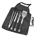 Alva 5PC Bbq Braai Roll-up Tool Set - BA70