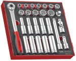 Teng Tools 27PC 1 2INCH Drive Socket Set In Eva