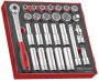 Teng Tools 27PC 1/2INCH Drive Socket Set In Eva