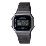 Casio Classic Black Mesh Strap Unisex Watch A168WEMB-1BDF