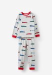 Cotton On Ace Long Sleeve Pyjama Set - Cloud Marle racing Cars