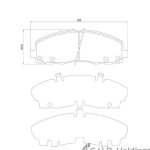 Kbc Brake Pads Front For Chrysler Dodge