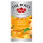 Five Roses Peach & Apricot Flavoured Fruit Infusion Teabags 20 Pack