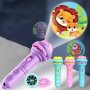 Flashlight Projector Torch Lamp Toy Cute Cartoon Creativity Toy Torch Lamp Flashlight Projector Toy Sleeping Story Toy Christmas Halloween Gift