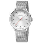 Doppio Stainless Steel Dualdial Quartz Watch