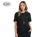Cocoon Anglaise Patch T-Shirt - Black L xl