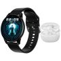 Sports Smartwatch & Bluetooth Earbuds Set - Fitness Tracker For Men