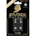 Studex Deluxe Sapphire Daisy Earrings Stainless Steel