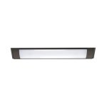 Lesley LED Aluminium Ceiling Light Black Medium Large - Large