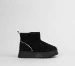 Flatform Ankle Boot - 8 Black