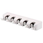 Wall Mount Mop & Broom Rack Holder