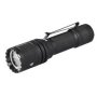 P16 Defender Dual Tail Switch Tactical Flashlight 1800 Lumens Black