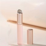 Portable MINI Silicone Lip Brush With Cap Travel-friendly Lipstick Blending Concealer Brush Pocket-sized Round Head Lip Makeup B