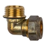 Compression Brass Elbow 90D Cxmi 15MMX1 2 Sabs Livestainable