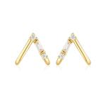 Georgini Georgini The Layered Edit Tiga Earrings Gold