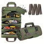 Tool Bag Roll Up Heavy Duty Tool Organizer For Men Women Portable Tool Storage Box With 2 Detachable Zipper Pouch Compact Small Carrier Bag