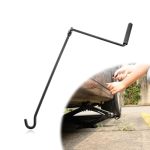 Bwbwnd Car Scissor Lift Jack Crank Handle Metal Tire Wheel Lug Handle Wrench Auto Repair Tool Efficient Scissor Jack Crank Profe