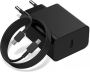 25W Fast Charger Usb-c Pd 3.0 Super-fast Charging Adapter+usb-c Cable Black