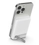 Belkin Boostcharge 5000MAH Magnetic Wireless Power Bank With Stand - White