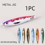 1PC Sea Fishing Metal Jig Artificial Hard Bait Fishing Tackle